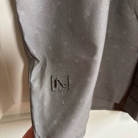 FLYLOW Shirt Men's XL Anderson Gray Button Down Short Sleeve Performance Outdoor - Picture 6 of 10